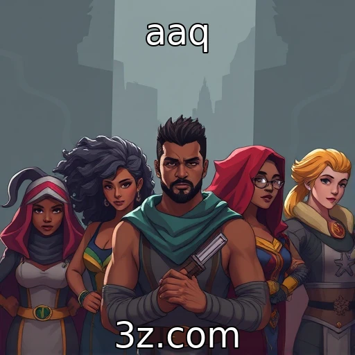 Aumento da diversidade em personagens de jogos - aaq